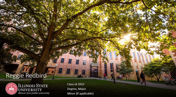 Powerpoint Cover Slide: State Farm Hall of Business